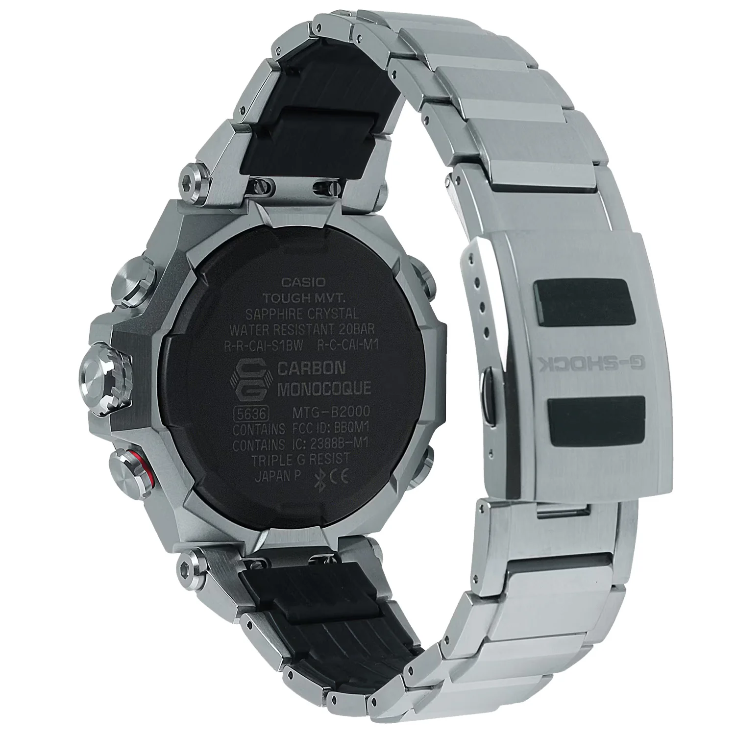 Casio G-Shock Metal Carbon Core Guard Tough Solar Bluetooth - MTGB2000D-1A - Image 3