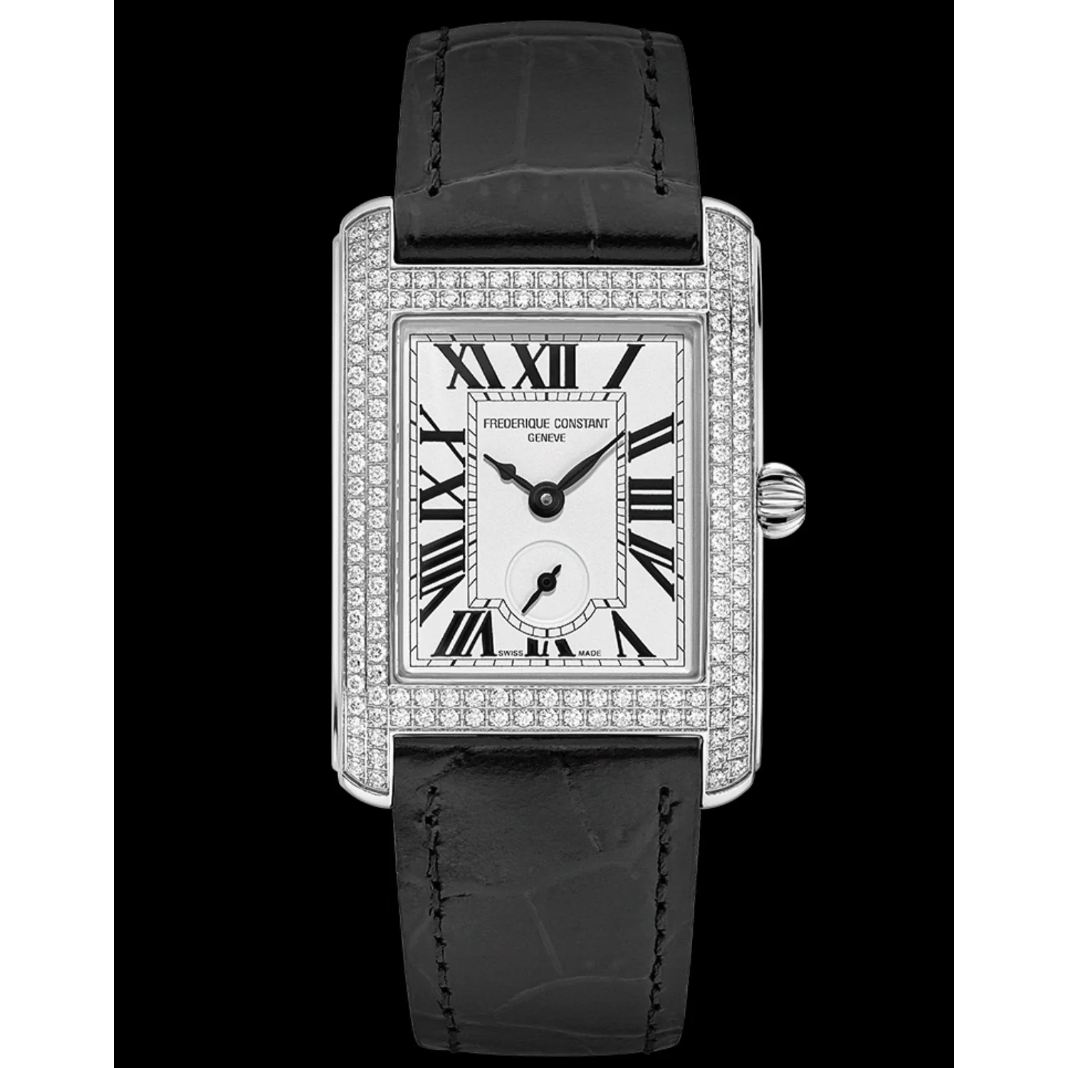 Frederique Constant - Carree Classic Art Deco Style Diamond Case - FC-235S2CD6 - Image 3