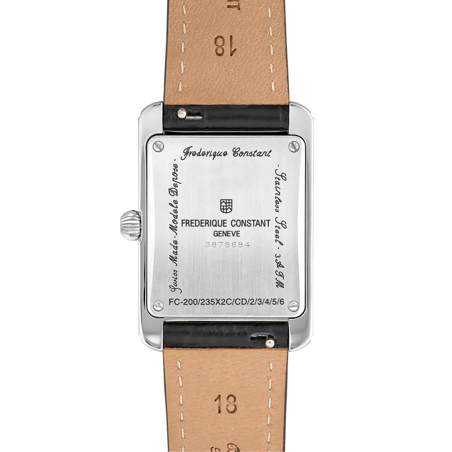Frederique Constant - Classics Carree Small Seconds Art Deco Tank - FC-235S2C6 - Image 3