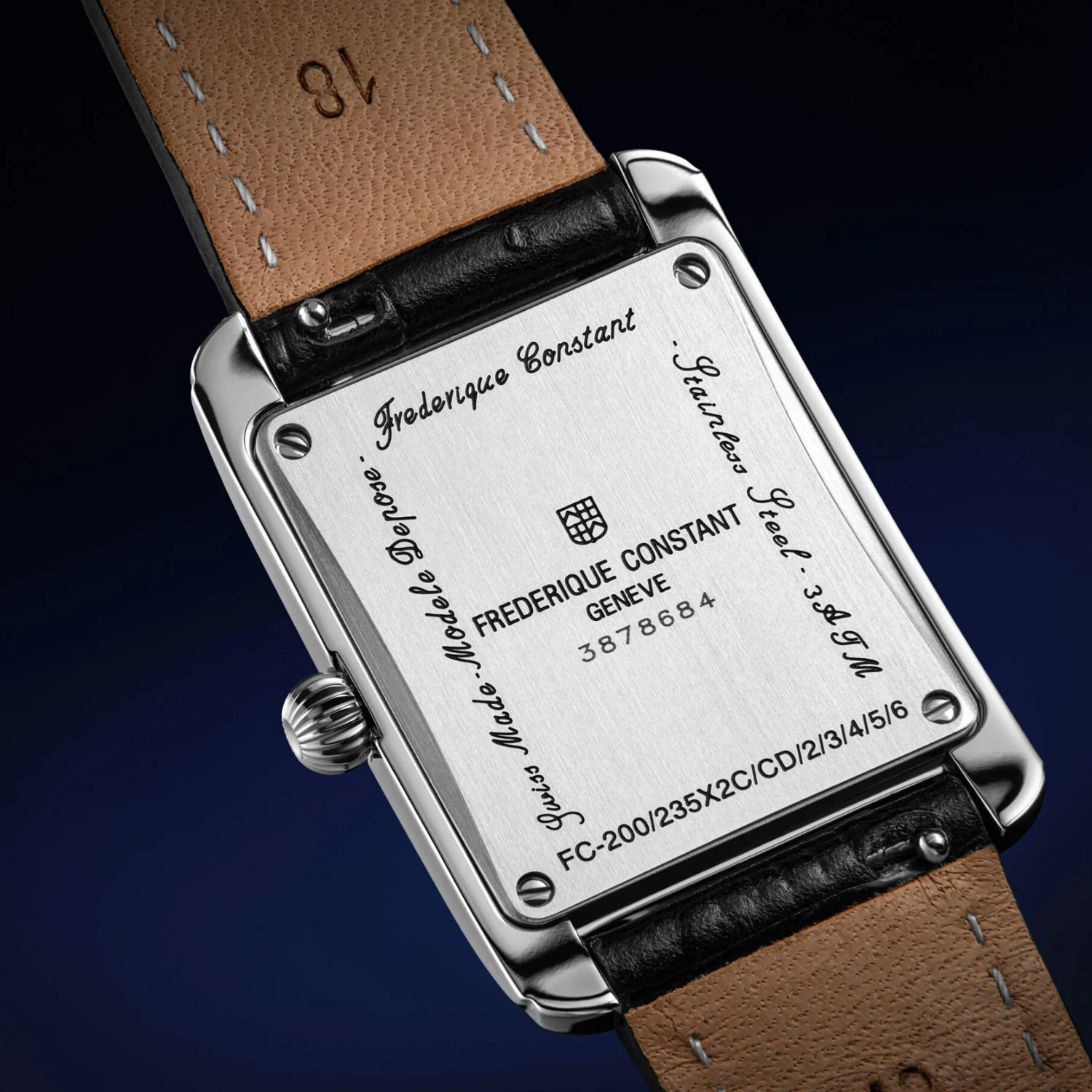 Frederique Constant - Classics Carree Small Seconds Art Deco Tank - FC-235S2C6 - Image 5