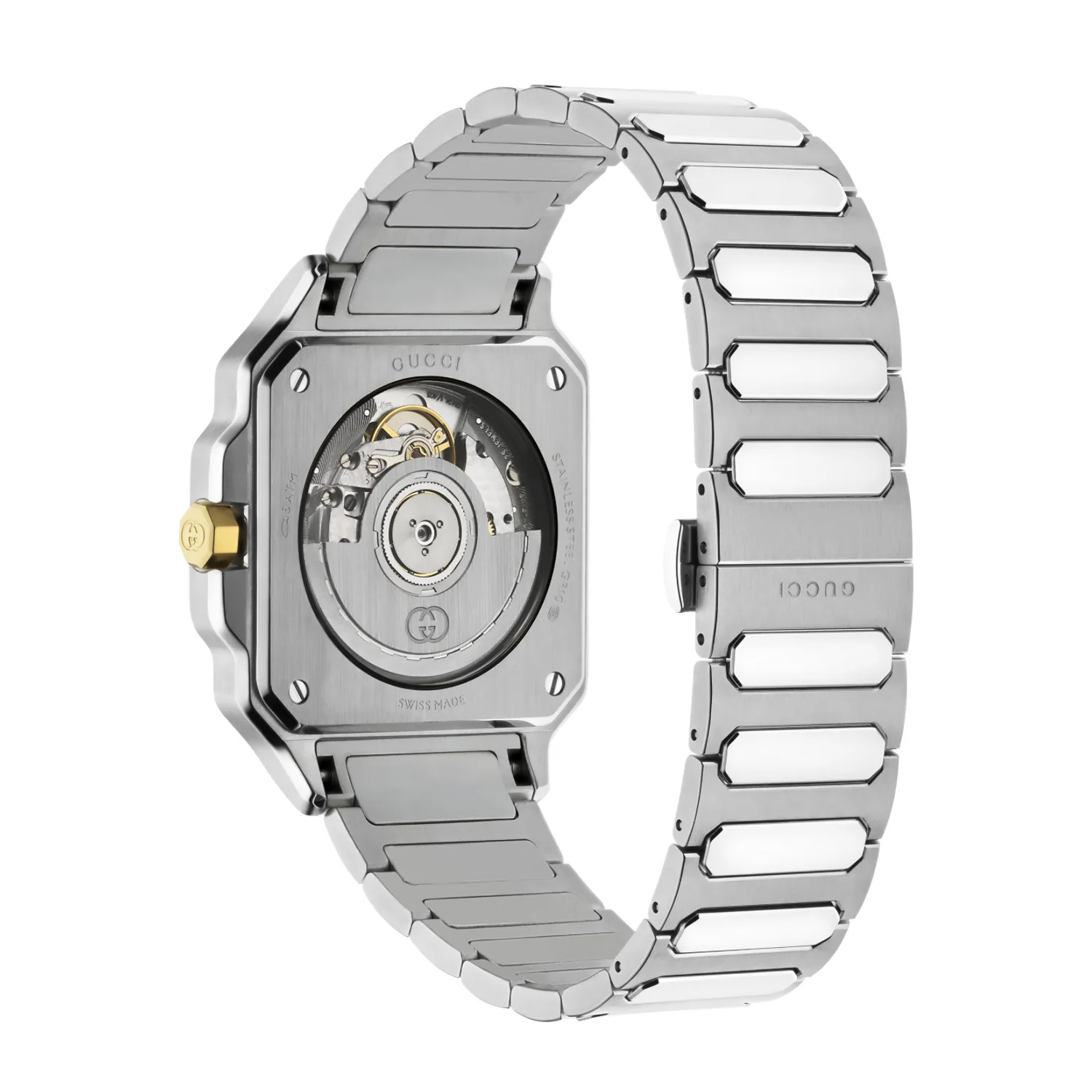 GUCCI G-Flat 36 mm Automatic Steel & 18k Gold Plating - YA166403 - Image 2