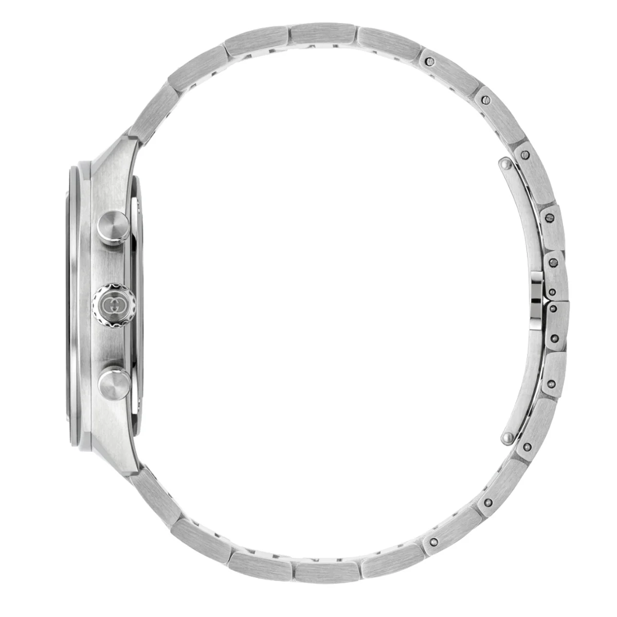 Gucci Interlocking Chronograph Blue Dial Steel Case & Bracelet - YA142317 - Image 3