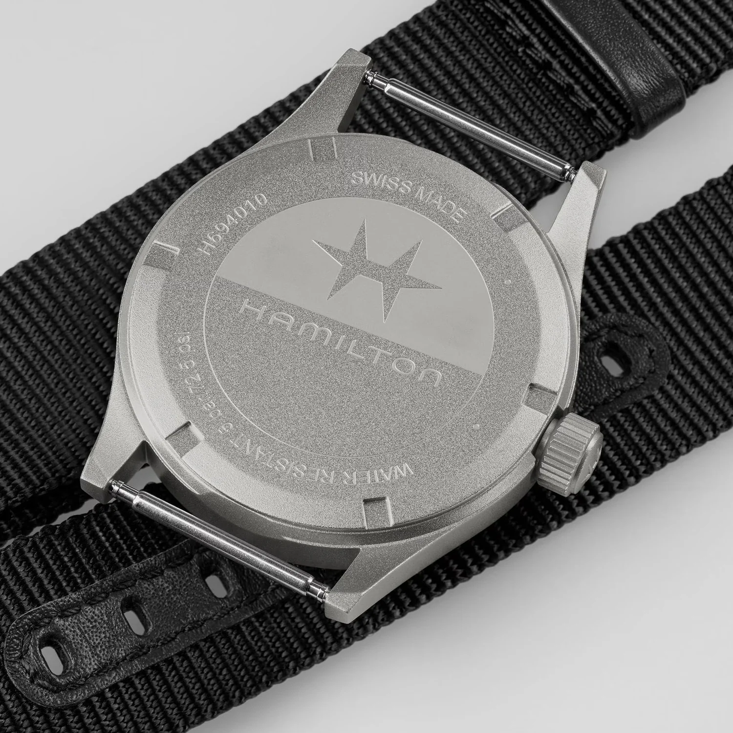 Hamilton - Khaki Field 38 mm Quartz Black NATO Strap - H69401430 - Image 3