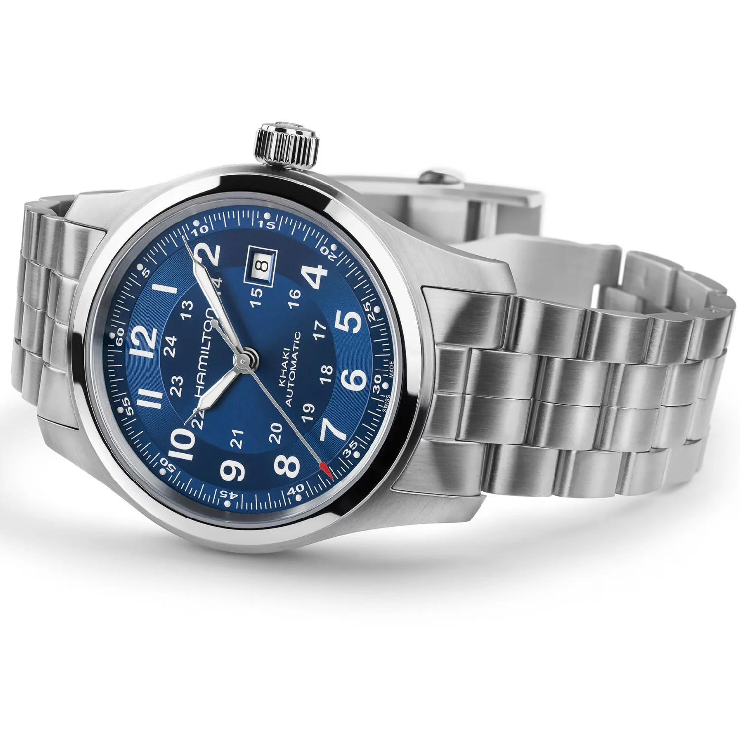 Hamilton - Khaki Field 42 mm Automatic Blue Dial - H70605140 - Image 3