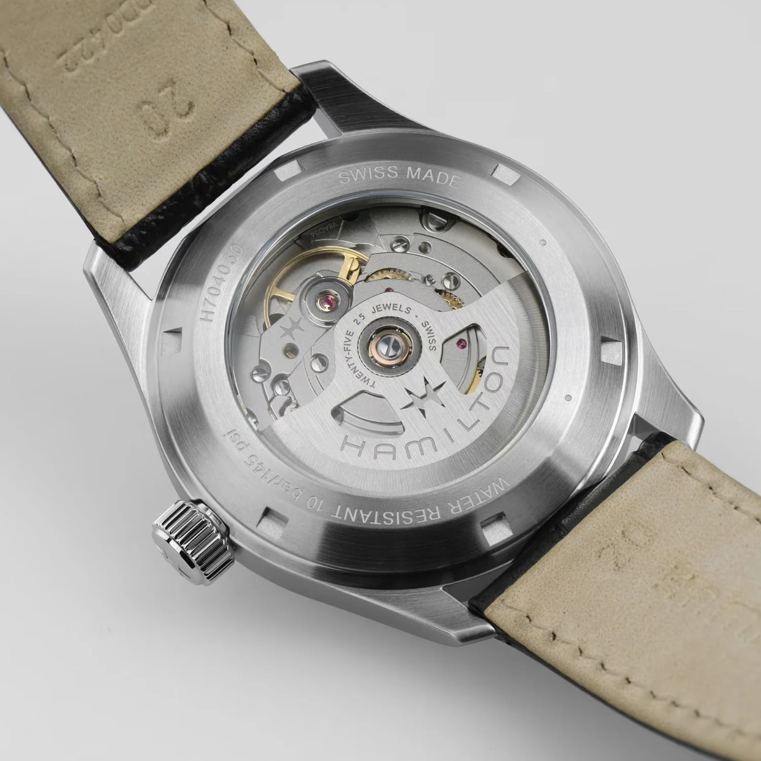 Hamilton - Khaki Field Murph 38 mm Automatic White Dial Steel - H70405710 - Image 2