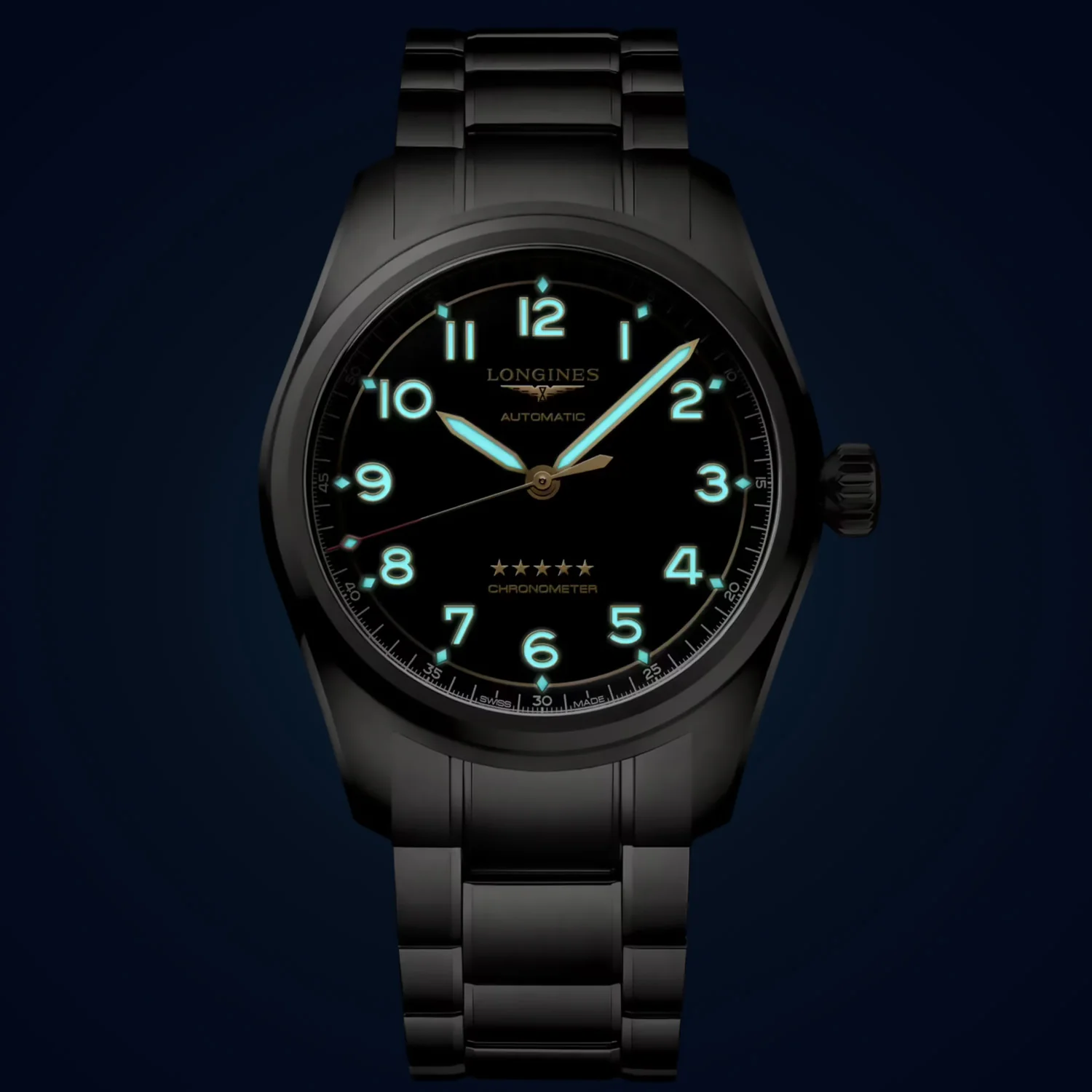 Longines - Spirit Pilot 42 mm Titanium Case Anthracite Dial - L38111536 - Image 2