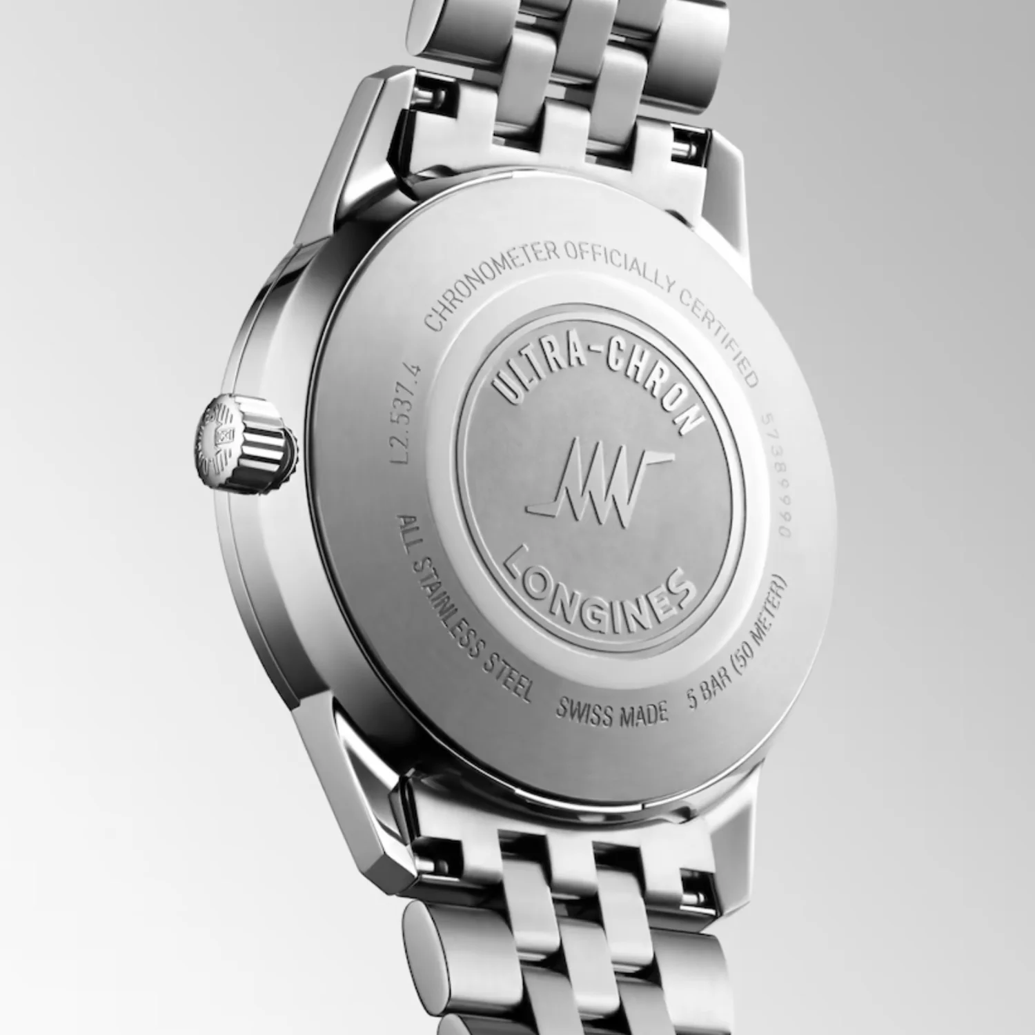 Longines - Ultra-Chron Classic 37 mm COSC Certified Automatic Date - L25374726 - Image 2