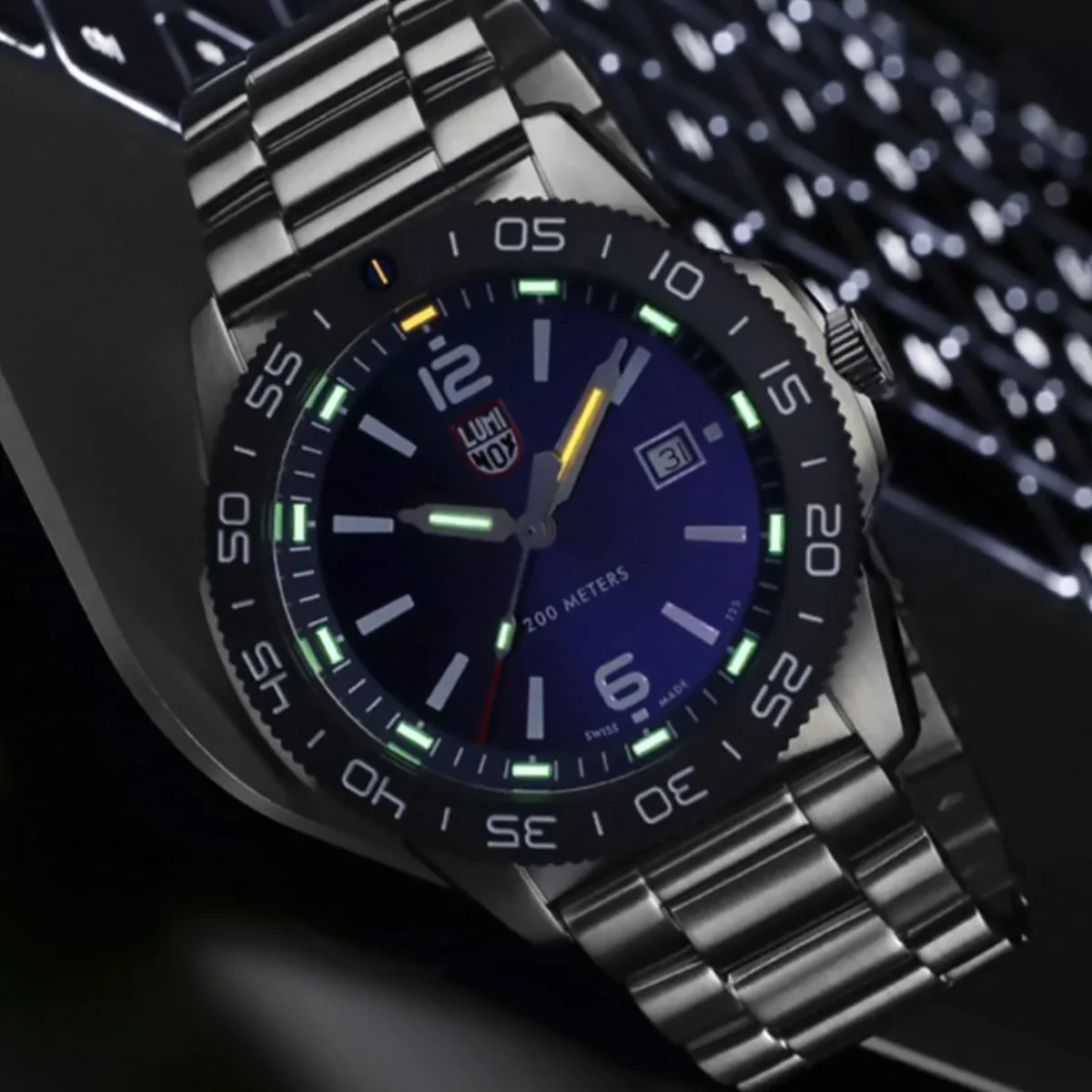 Luminox - Pacific Diver Stainless Steel Bracelet Blue Dial 44 mm - XS.3123 - Image 5