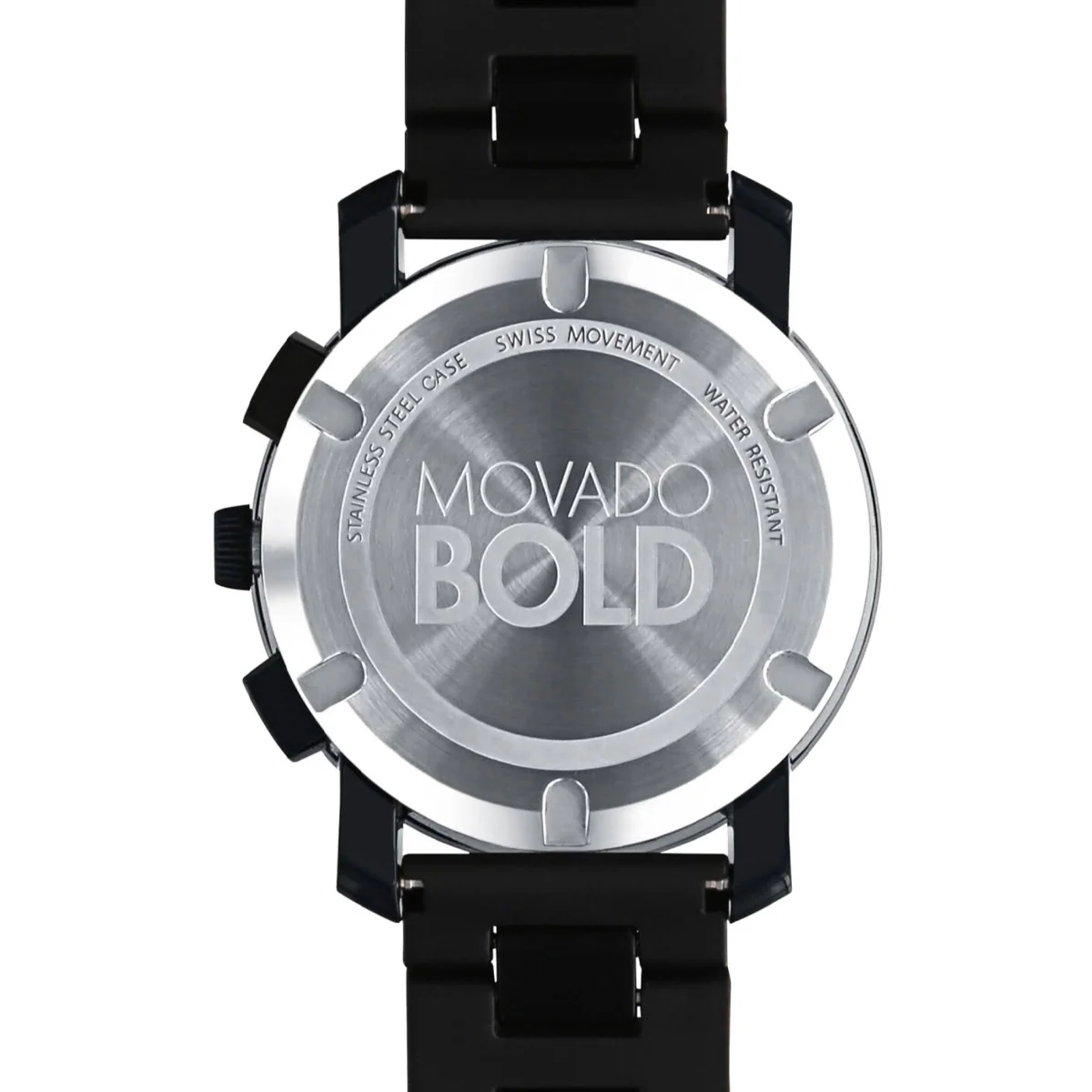 Movado - Bold Black 43 mm Case & Bracelet Chronograph - 3600048 - Image 3
