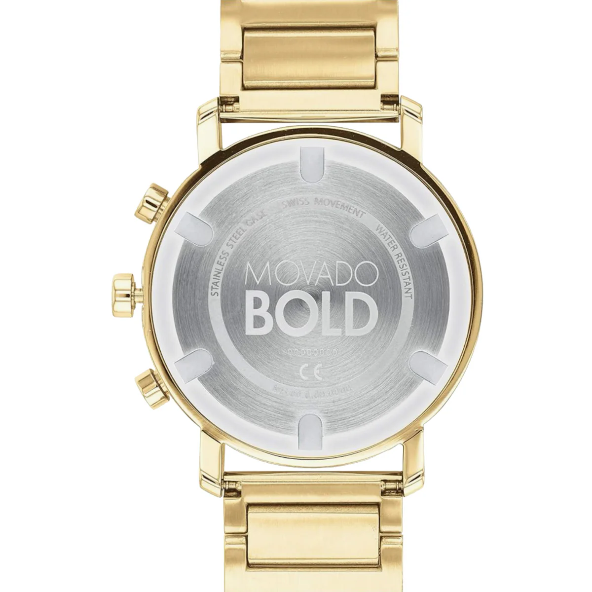 Movado - Bold Evolution 42 mm Chronograph Yellow Case & Bracelet - 3600682 - Image 3