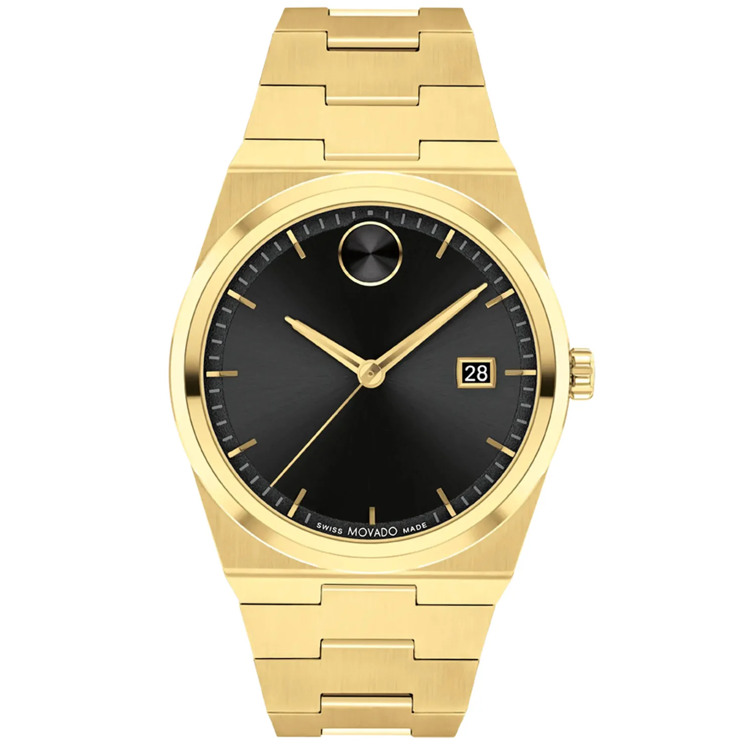 Movado - Bold Quest 40 mm Gold PVD Black Dial - 3601223