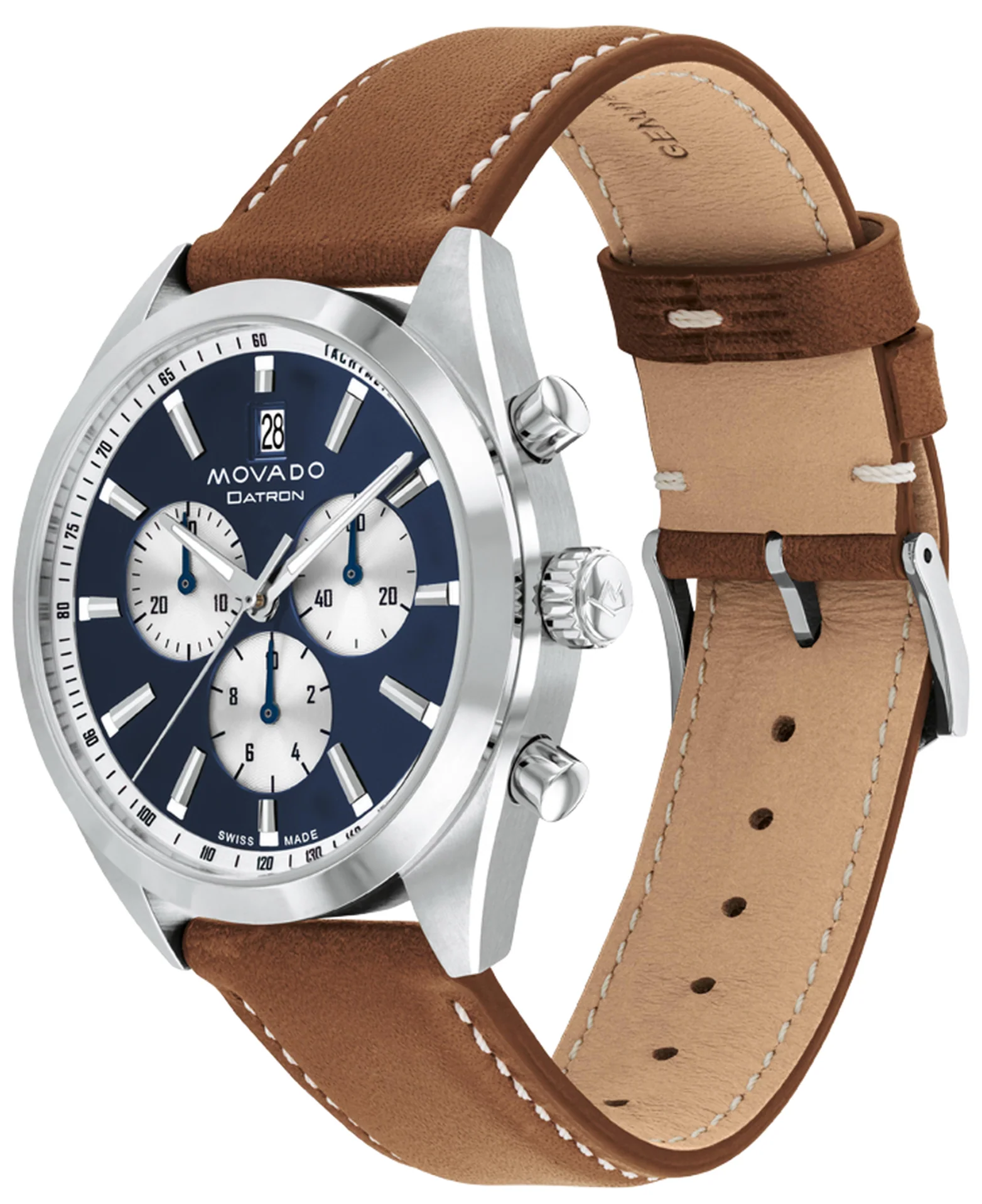 Movado - Heritage Retro Datron Stainless Chronograph - 3650181 - Image 2