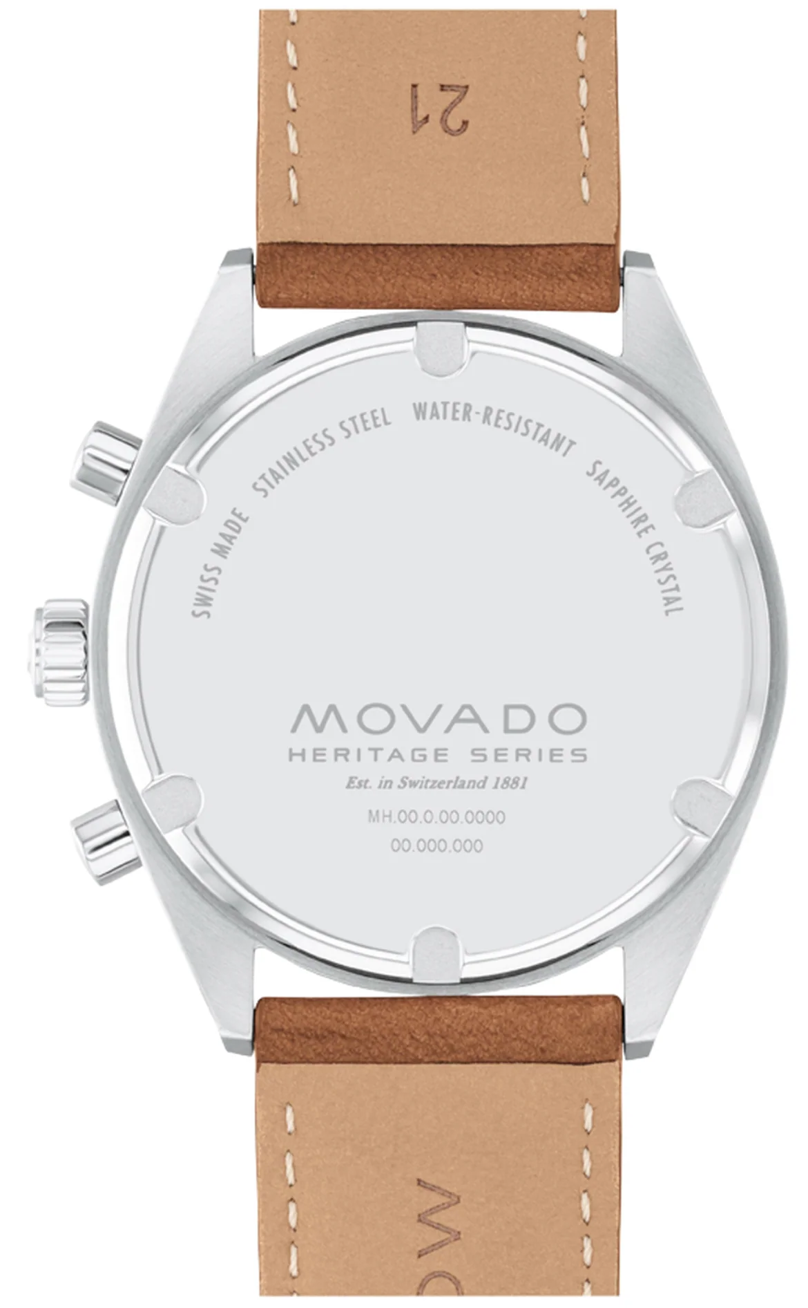 Movado - Heritage Retro Datron Stainless Chronograph - 3650181 - Image 3