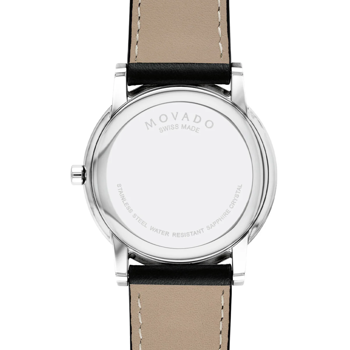 Movado - Museum Classic 40 mm Stainless Steel Leather Band - 0607269 - Image 3