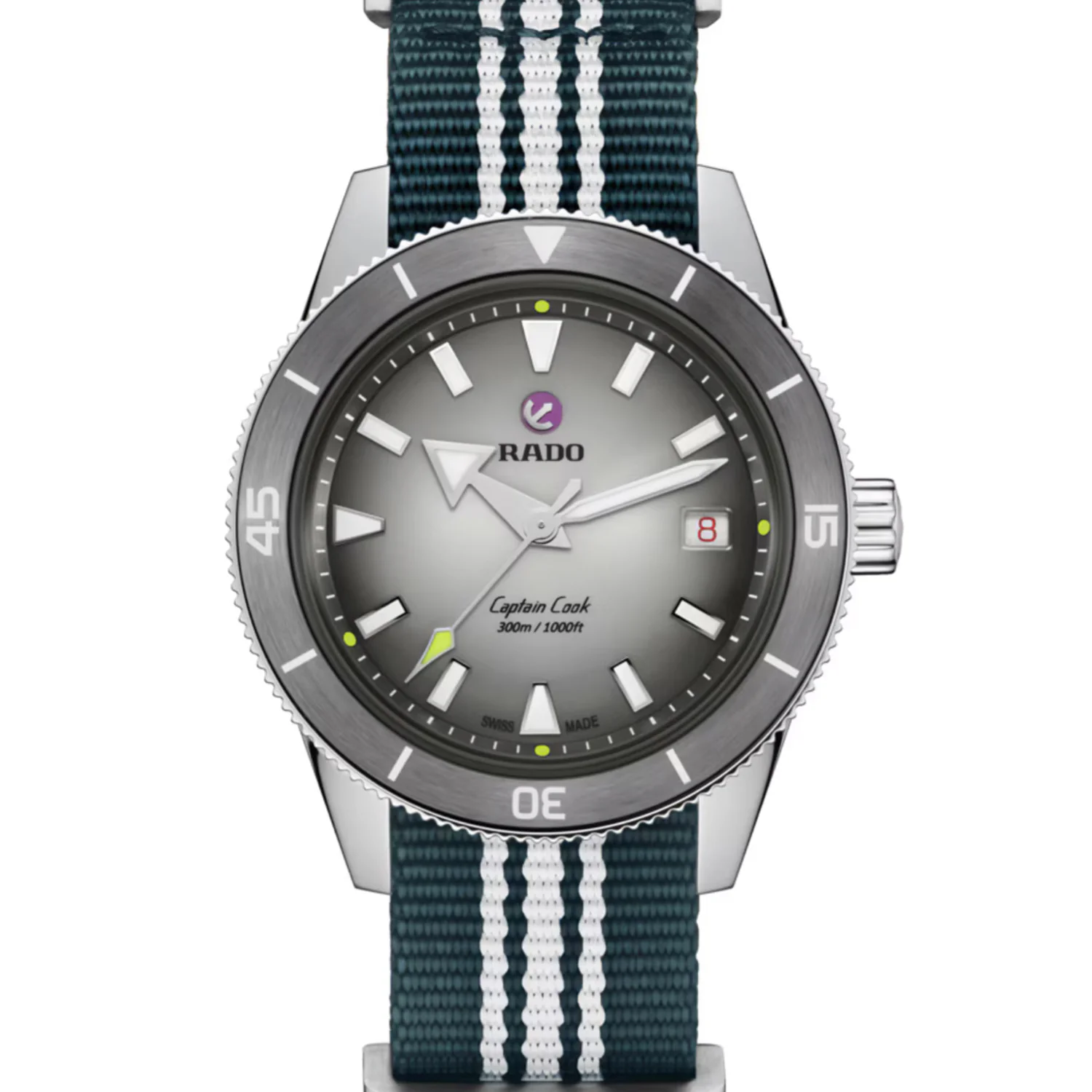 Rado - Captain Cook 39 mm X Tennis Gray Dial Limited Edition - R32222108 - Image 4