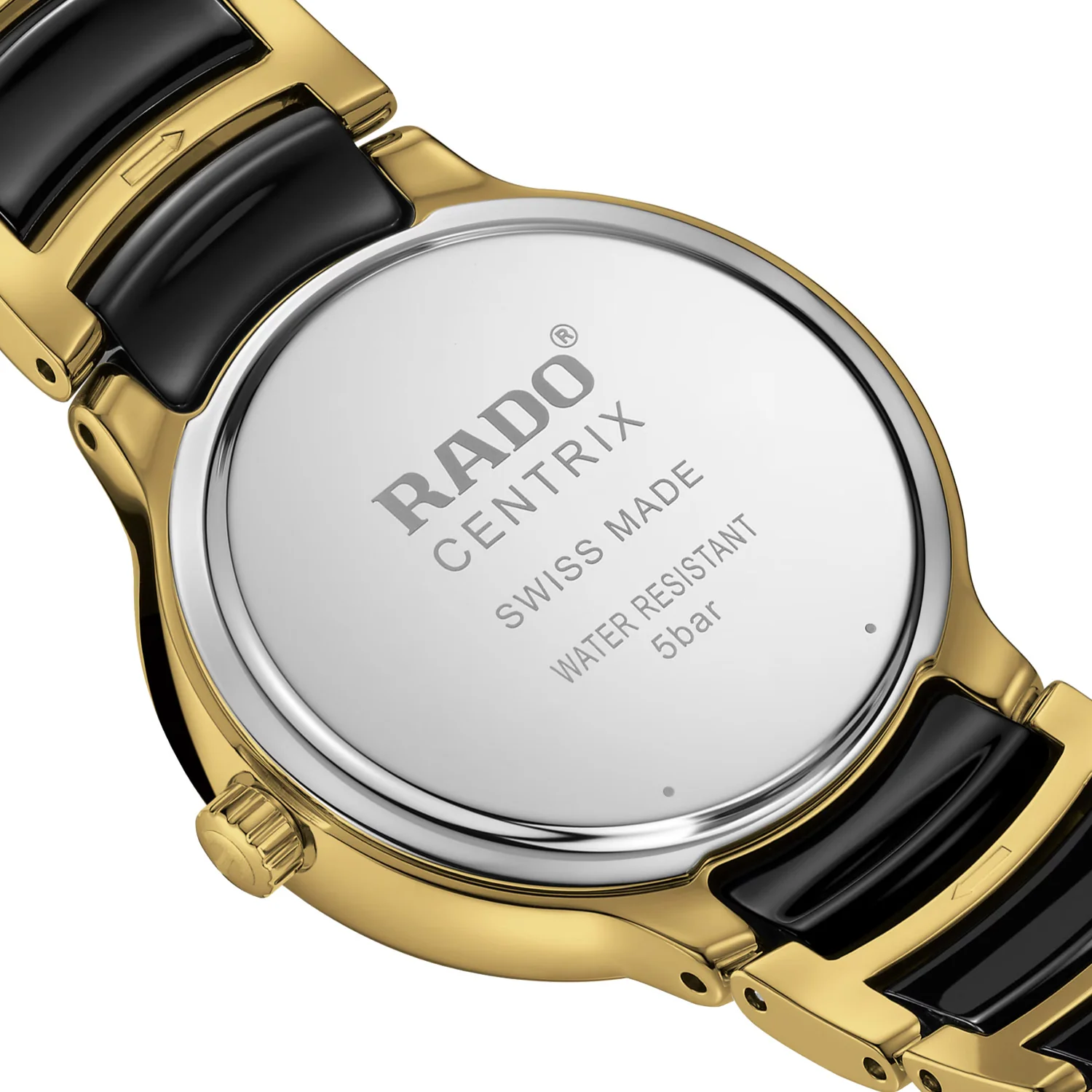 Rado - Centrix 30.5 mm Diamonds Ceramic Gold PVD - R30025712 - Image 3