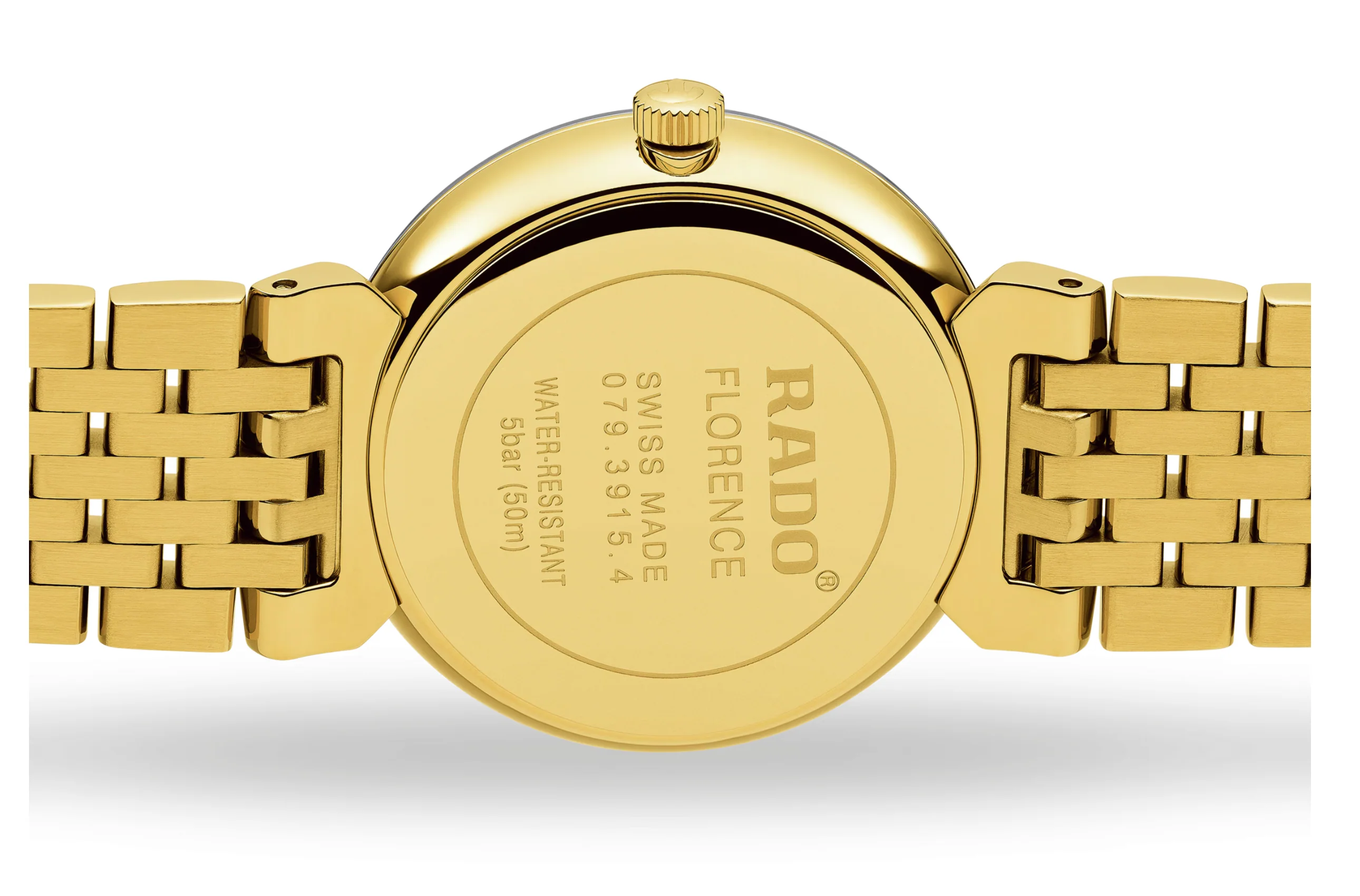 Rado - Florence 30 mm Diamonds Yellow Gold PVD - R48915703 - Image 2