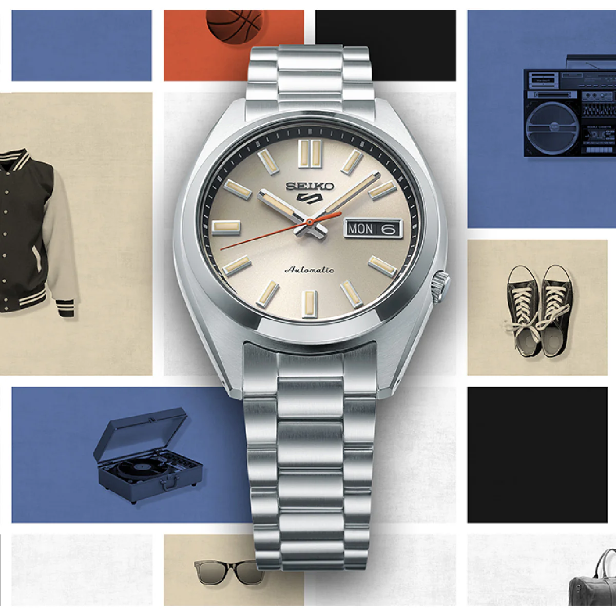Seiko - 5 Sports SNXS Heritage Series Ivory Dial - SRPK91 - Image 2