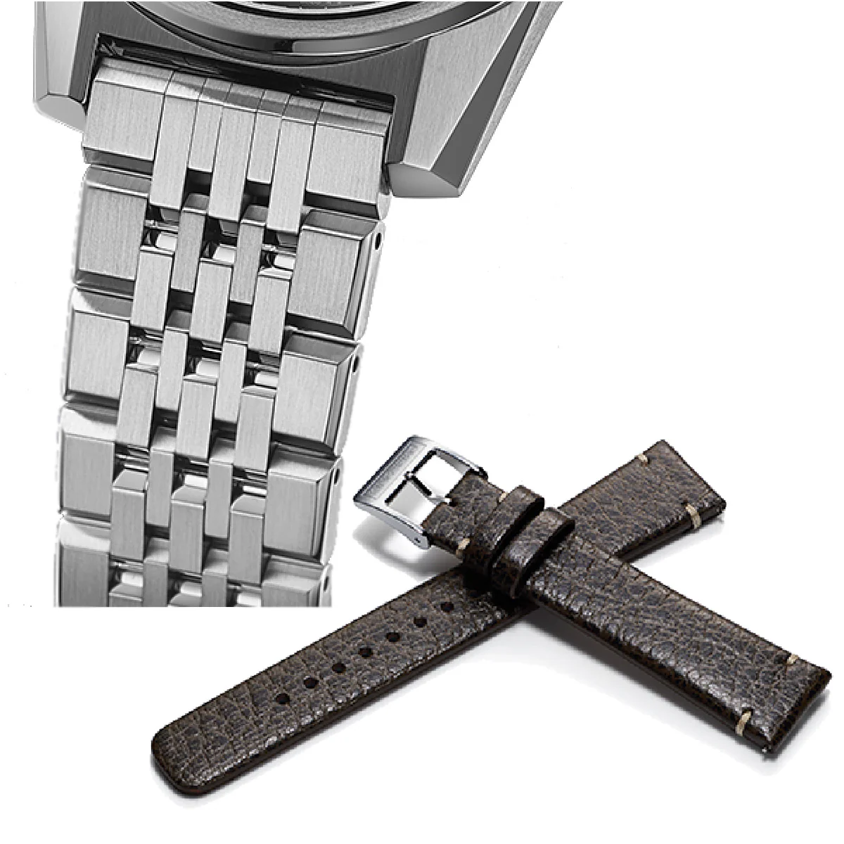 Seiko - King Seiko Vintage Inspired Indigo Blue Dial Date Stainless Bracelet - SPB389 - Image 4