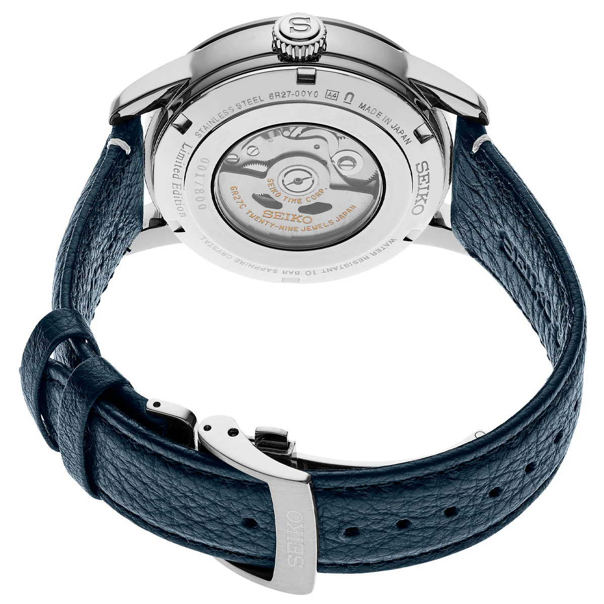 Seiko - Presage Automatic Limited Edition 800 Blue Shippo Enamel Dial - SPB399 - Image 3