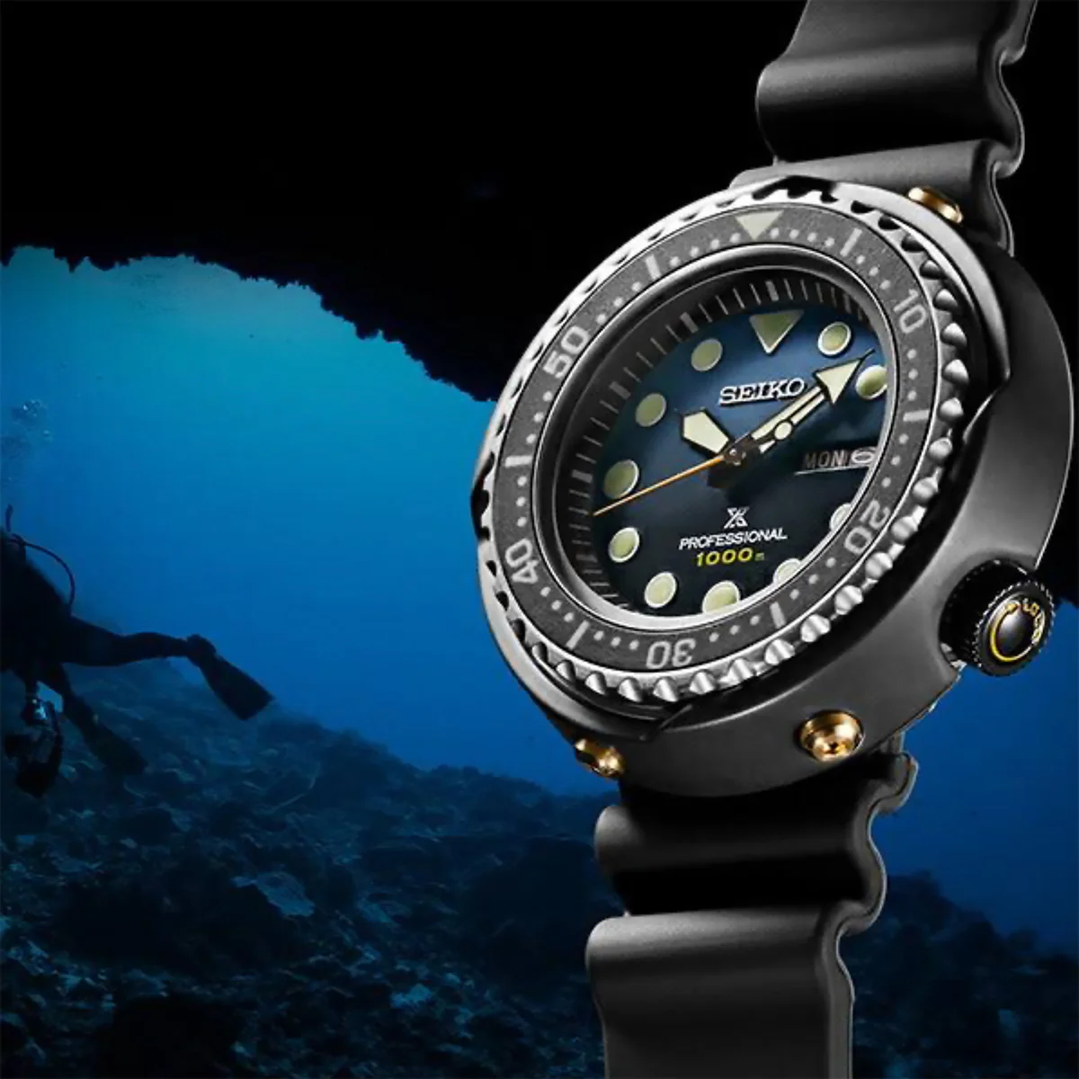 Seiko - "Tuna" 1000 Meter Diver 35th Anniversary Quartz Limited - SBBN051 - Image 4