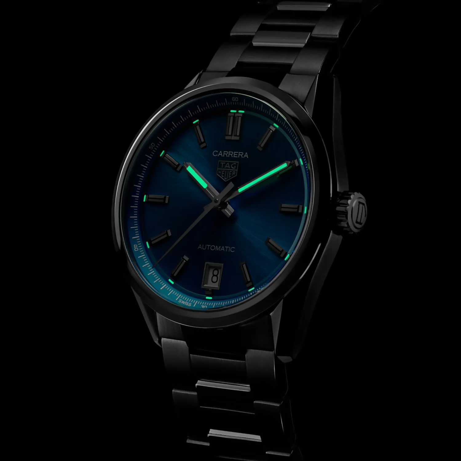 TAG Heuer - Carrera 36 mm Date Automatic turquoise blue Dial - WBN2316.BA0001 - Image 3