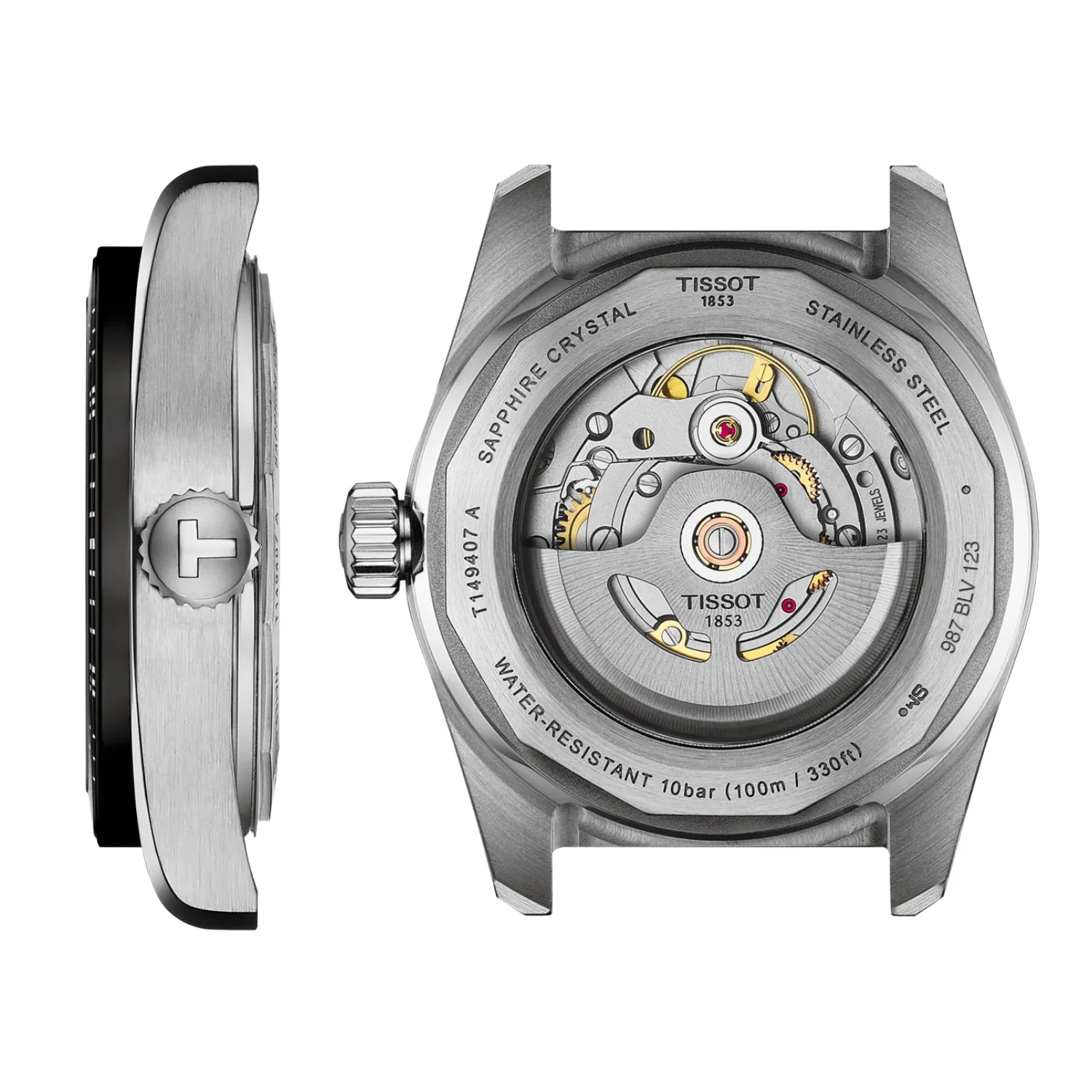 Tissot - PR516 38 mm Powermatic 80 Blue Dial - T1494071104100 - Image 2