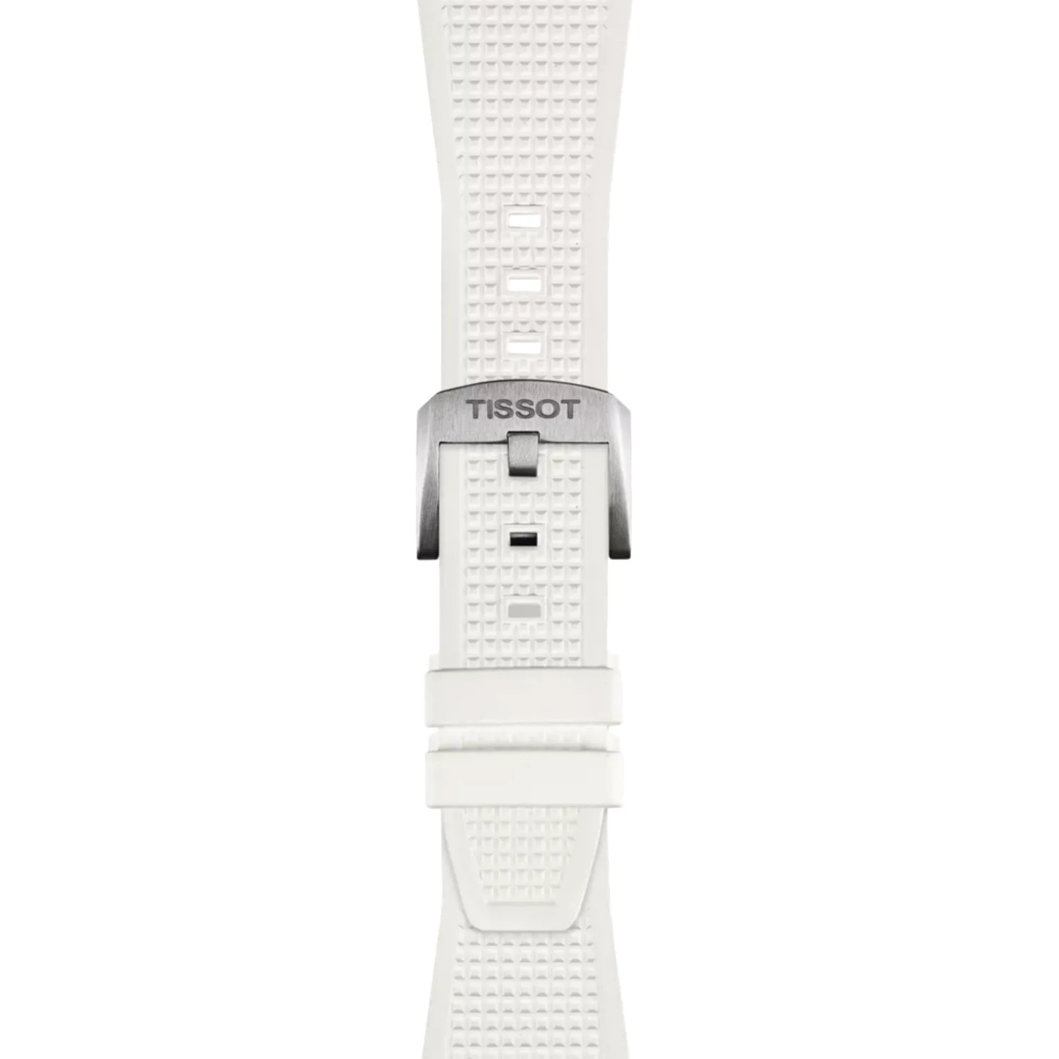 Tissot - PRX 40 mm Quartz White Dial Rubber Strap - T1374101701100 - Image 4