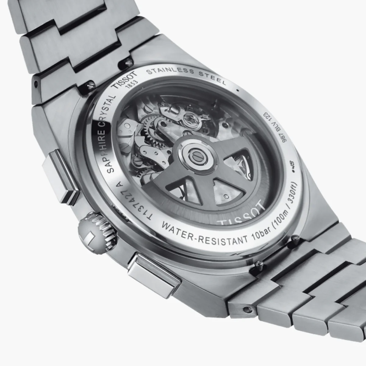 Tissot - PRX Automatic Chronograph White Dial Black Registers - T1374271101100 - Image 2